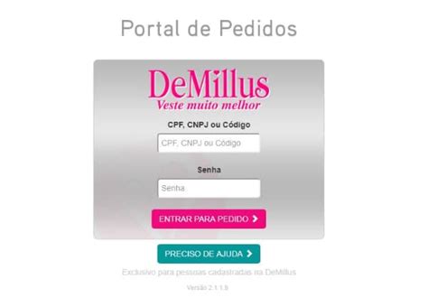 pedido de millus|Demillus Pedidos